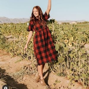 Polagram | Buffalo Plaid Dress